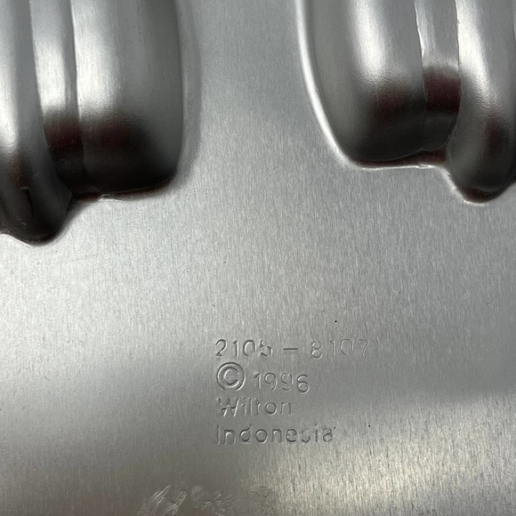 Set of 3 Vintage Wilton Holiday Christmas Baking Molds Snowmen Gingerbread Trees - Picture 7 of 10